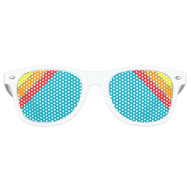 retro striped sunglasses (Front)