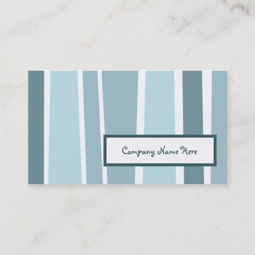 retro stripes : 2-sided : business card templates