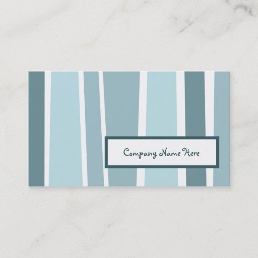 Customizable retro stripes : 2-sided : business card templates