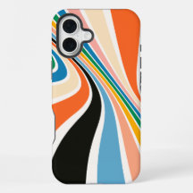 Retro Stripes Abstract iPhone / iPad case