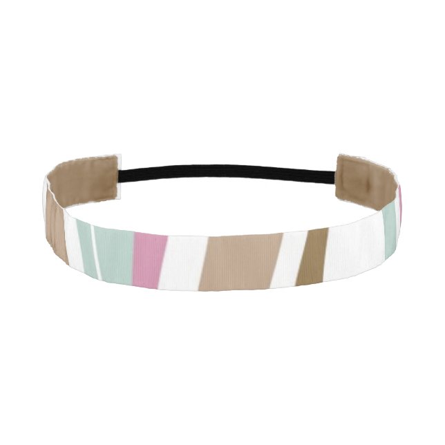 Retro Stripes Athletic Headband (Front)