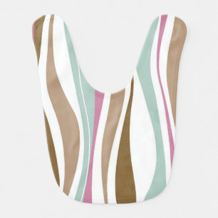 Retro Stripes Baby Bib