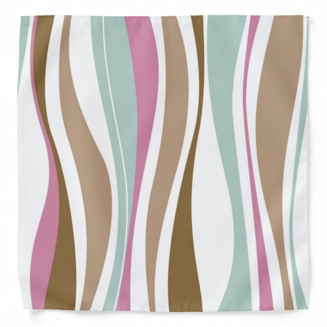 Retro Stripes Bandana (Front)