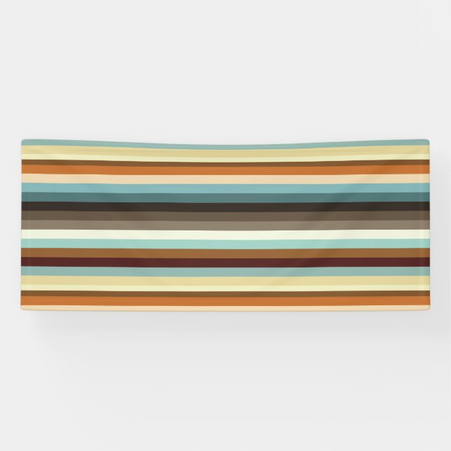Retro Stripes Banner (Horizontal)