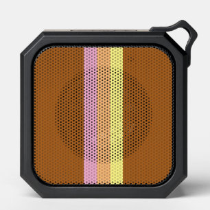 Retro Stripes Bluetooth Speaker (Orange Multi)