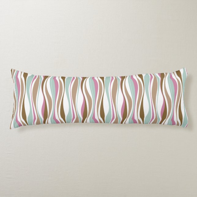 Retro Stripes Body Pillow (Front)