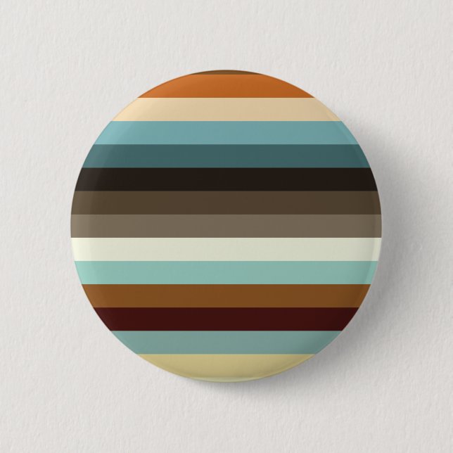 Retro Stripes Button (Front)