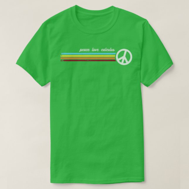 Retro Stripes Calculus T-Shirt (Design Front)