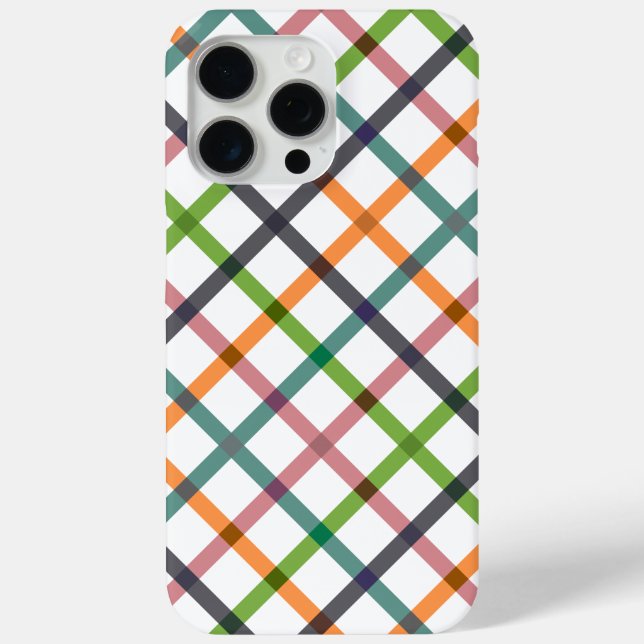 Retro Stripes Case-Mate iPhone Case (Back)