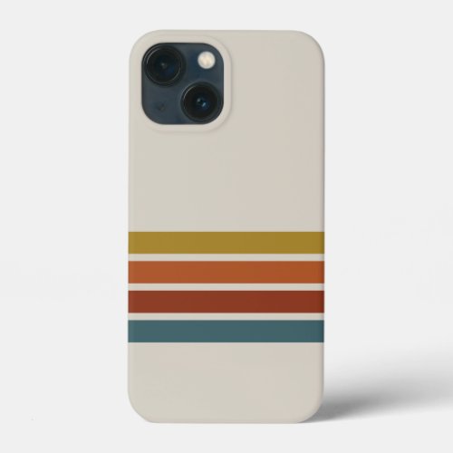 Retro Stripes iPhone 13 Mini Case