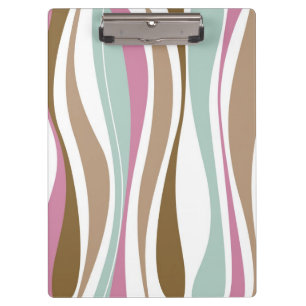 Retro Stripes Clipboard