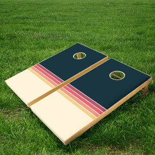 Retro Stripes Cornhole Set
