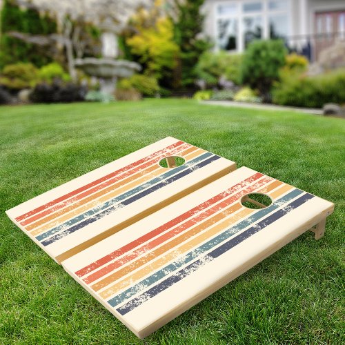 Retro Stripes Cornhole Set