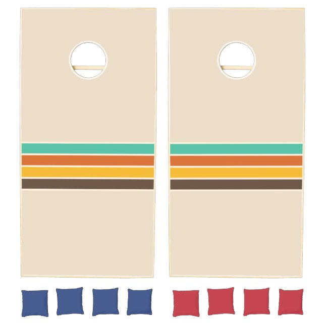 Retro Stripes Cornhole Set (Set)