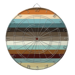 Retro Stripes Dart Board