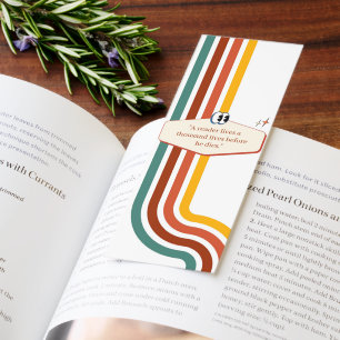 Retro Stripes Funny Eyes Bookmarks