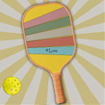 Retro Stripes in Pastel Colors on Yellow