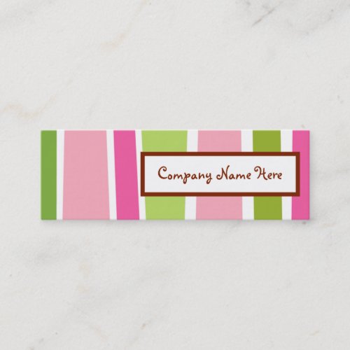 retro stripes business card templates