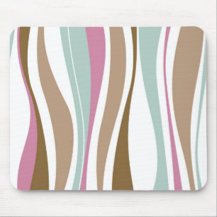 Retro Stripes Mouse Pad