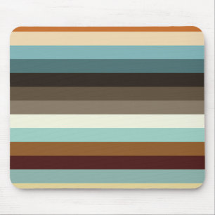Retro Stripes Mouse Pad