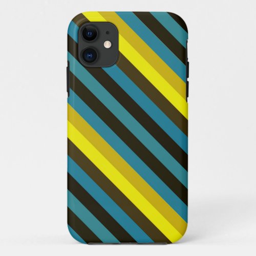 Retro Stripes pattern iPhone 11 Case