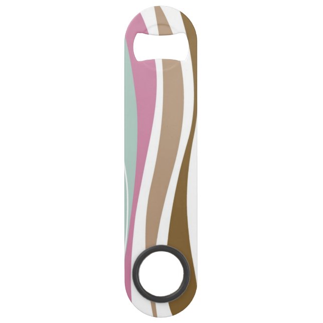 Retro Stripes Speed Bottle Opener (Front)