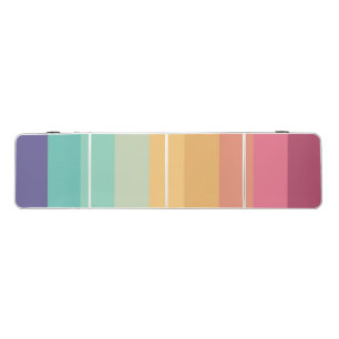 Retro Stripes Stylish Lines Striped 70s 80s Design Beer Pong Table