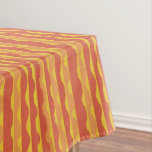 Retro stripes tablecloth