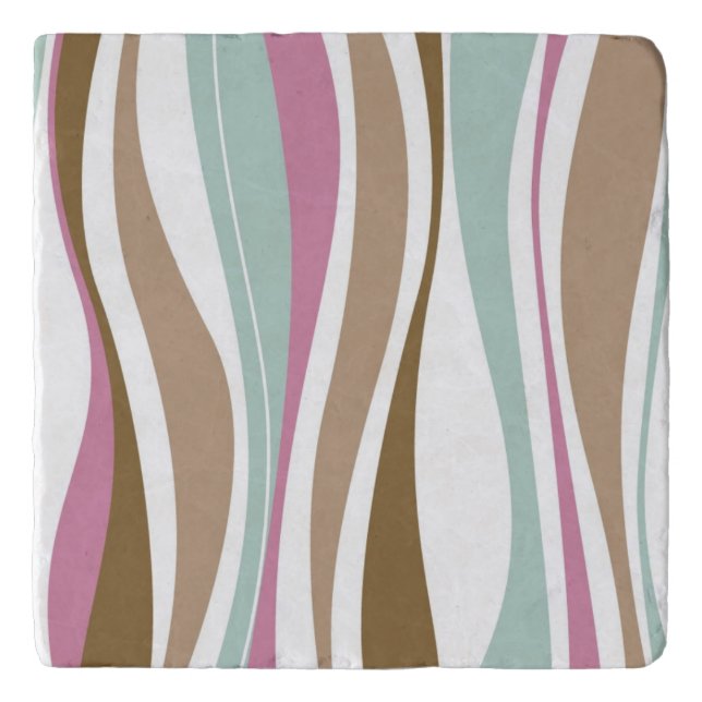 Retro Stripes Trivet (Front)