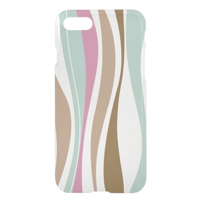 Retro Stripes Uncommon iPhone Case (Back)