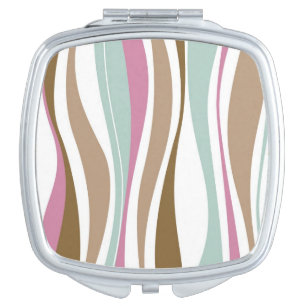 Retro Stripes Vanity Mirror