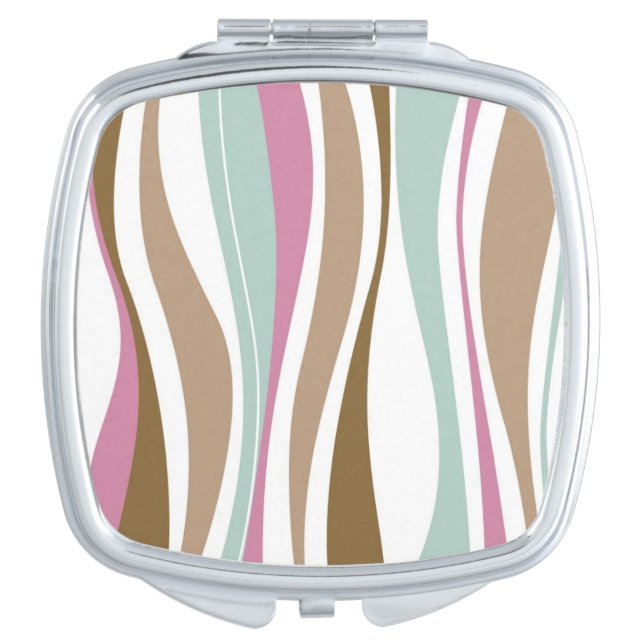 Retro Stripes Vanity Mirror (Front)