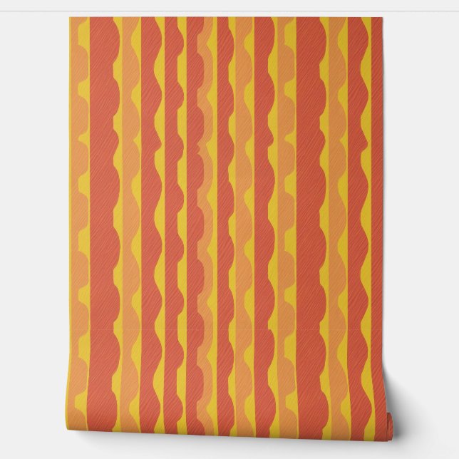 Retro stripes wallpaper  (Unrolling)