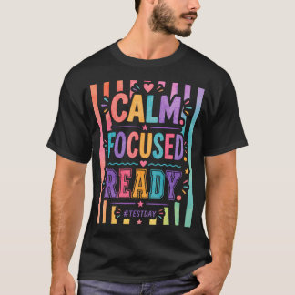 Retro Stripes You Got This Test Day Testing T-Shirt