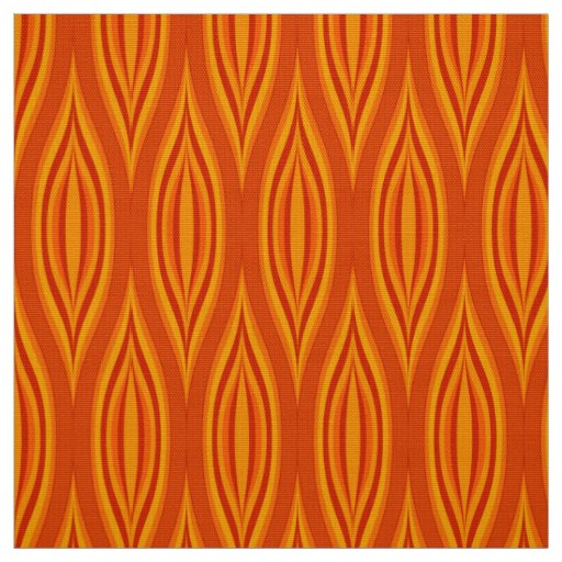 Retro style 60s 70s pattern fabric