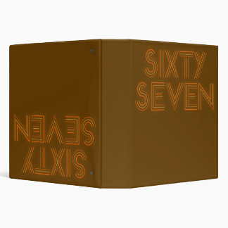Retro Style 67 3 Ring Binder