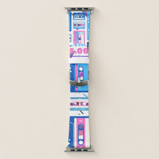 Retro Style 80´s Vintage Cassette fashion Apple Watch Band