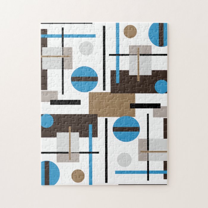 Retro style Abstract design pattern Puzzles