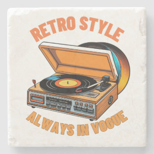 Retro Style, always in Vogue Stone Coaster