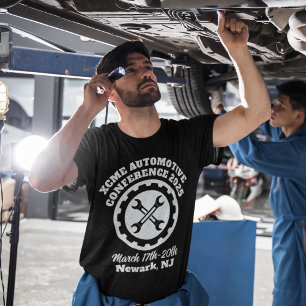 Retro-Style Automotive Conference T-Shirt