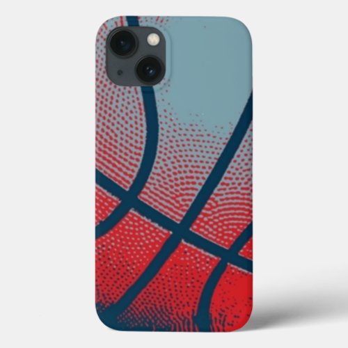 Retro Style Basketball Pop Art iPhone 13 Case