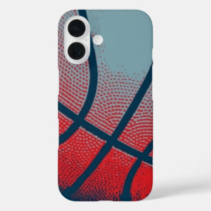 Retro Style Basketball Pop Art iPhone 16 Case
