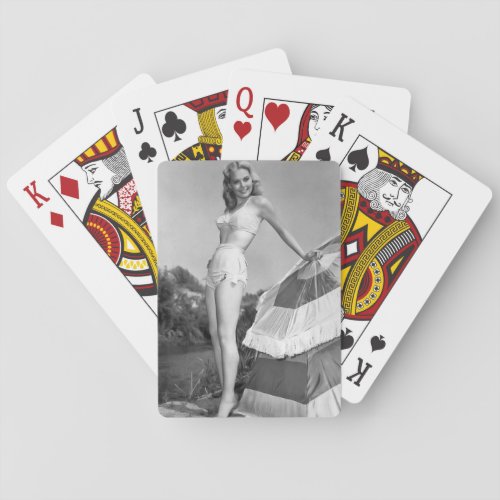 Retro_Style Bathing Beauty Playing Cards