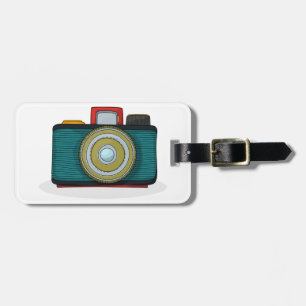 Retro Style Camera Luggage Tags
