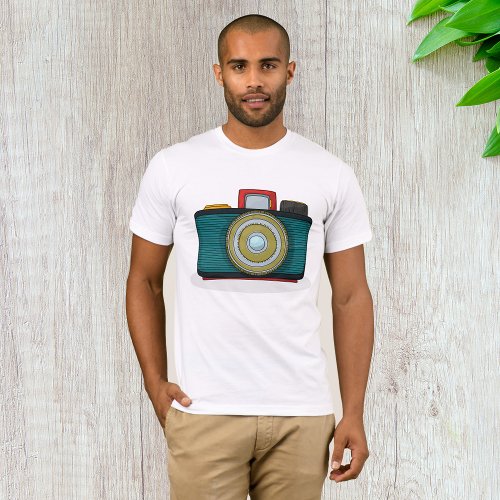 Retro Style Camera Mens T_Shirt