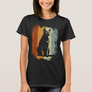 Retro Style Cat Russian Blue T-Shirt