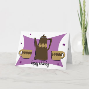 Coffee Lover Birthday Card Quirky Message Coffee Addict Colleague 