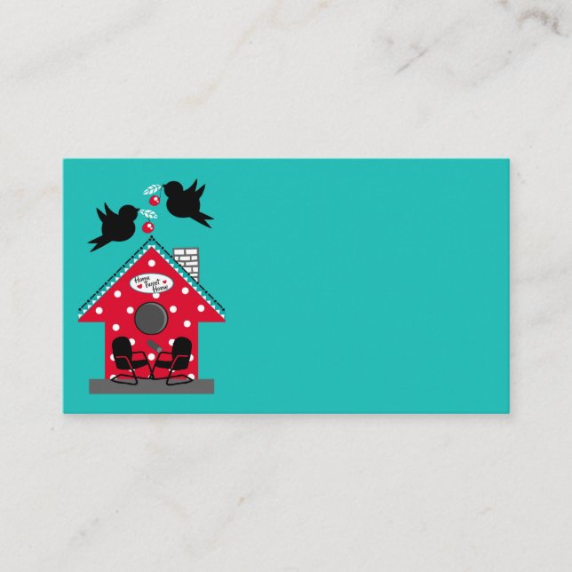 Retro Style & color Business Card (Front)