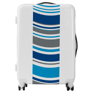 Retro style colors Waves  Luggage