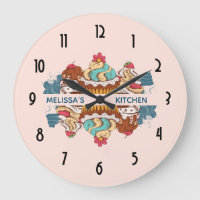 Retro Style Cupcakes Sweet Dessert Kitchen